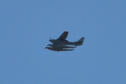 Morten 17 august 2025 - Sjøfly over Høyenhall, klokken er 13.43 og jeg har akkurat sett et stort fly passere