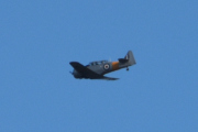 Morten 18 august 2025 - LN-TEX over Høyenhall, klokken er 18.10. Det er Norwegian Spitfire Foundation som er ute med sin North American T-6G Harvard fra 1944. Da skal dere se på bilde fra 18 august 2021
