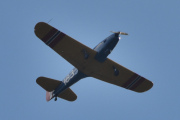 Morten 30 august 2025 - LN-BIF besøker Høyenhall, det er Nedre Romerike Flyklubb Veteranflygruppa som kommer med sin Fairchild PT-19A Cornell M-62A nr.163 fra 1944