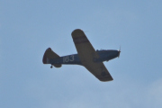Morten 8 august 2025 - LN-BIF besøker Høyenhall, det er Nedre Romerike Flyklubb Veteranflygruppa som kommer med sin Fairchild PT-19A Cornell M-62A nr.163 fra 1944
