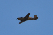 Morten 10 juli 2025 - LN-BII besøker Høyenhall, det er Anne som kommer med sin Saab 91B Safir fra 1954. Det er nok denne vi så før i dag og da holder min statistikk