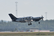 Morten 10 juli 2025 - N854WA tar av fra Gardermoen flyplass, jeg har nok ikke sett denne før, men det var artig å få se noen småfly her også