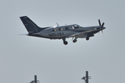 Morten 10 juli 2025 - N854WA tar av fra Gardermoen flyplass, jeg har kun tatt bilde av en Piper PA-46-500TP Malibu Meridian før, og den var fra 2014