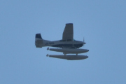 Morten 19 juli 2025 LN-BGO over Høyenhall, det er de tre gutta som er ute med sin Cessna A185F Skywagon fra 1974