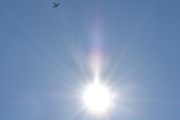 Morten 19 juli 2025 - LN-TEX besøker Høyenhall, jeg tror at dette flyet er det letteste å få sammen med solen. Du kan jo ikke se i kamera