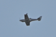 Morten 31 mai 2025 - LN-YJW over Høyenhall, flyet som blir kalt Damen har ikke flydd så mye, jeg så den 12 juni 2021 og 7 mai 2025, men nå er hun i gang igjen