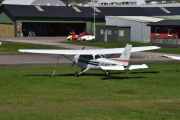 Morten 4 mai 2025 - LN-MTH på Kjeller flyplass, da tar vi det siste flyet før jeg må videre. Sameiet LN-MTH sin Cessna 172N Skyhawk 100 II fra 1979. Den har jeg sett før på Kjeller flyplass, tror det også var 24. august 2019