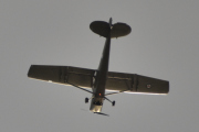 Morten 18 september 2025 - LN-WNO besøker Høyenhall, det er Nedre Romerike Flyklubb Veteranflygruppa som kommer med Jarle ved stikka med sin Cessna 305C L-19E O-1E Bird Dog fra 1957