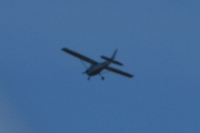 Morten lørdag 27 september 2025 - Cessna over Høyenhall, klokken er 13.56 og sånn går det noen ganger. Jeg har faktisk ikke sett en Cessna 27 september før, bare i dag