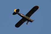 Morten 6 september 2025 - LN-ACJ besøker Høyenhall, jeg husker at jeg så den 15 september 2024. Da lagde jeg meg en oversikt over Piper PA-19, det er fem av dem nemlig, som jeg har registrert. En har ikke markeringer under vingen, to har en, og en har to. Det er når dem kommer rett over meg jeg trenger det