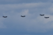 Morten 8 mai 2026 - Fire Lockheed Martin F-35A over Ekeberg
