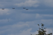 Morten 8 mai 2026 - Fire Lockheed Martin F-35A over Ekeberg