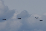 Morten 8 mai 2026 - Fire Lockheed Martin F-35A over Ekeberg