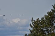 Morten 8 mai 2026 - Fire Lockheed Martin F-35A over Ekeberg
