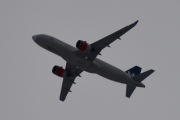 Morten 9 desember 2018 - SAS Scandinavian Airlines Ireland over Botanisk hage