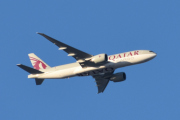 Morten 4 januar 2020 - Qatar Airways Cargo over Høyenhall, vi må følge den