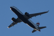 Morten 17 januar 2022 - G-TTNF over Høyenhall, det er British Airways som kommer med sin Airbus A320-251N