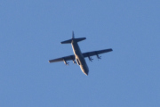 Morten 6 februar 2022 - Hercules over Høyenhall, kanskje et Lockheed Martin C-130 Hercules som er et amerikansk firemotors, turbopropdrevet transportfly