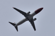 Morten 11 april 2021 - SE-RPL over Høyenhall, det er Norwegian Air Sweden som kommer med sin Boeing 737-8JP fra 2016. I mai 2021 vil den fly under Norwegian Air Sweden AOC