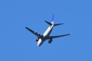 Morten 29 april 2021 - SAS over Høyenhall, jeg var for sent ute og han var for høyt oppe