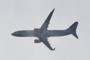 Morten 27 august 2021 - SAS over Høyenhall, det var så vidt jeg så han igjennom skylaget