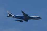 Morten 28 august 2021 - AirBridgeCargo over Høyenhall, jeg tror det er et russisk flyselskap som driver godstransport