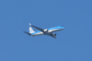 Morten 6 august 2021 - KLM over Høyenhall, du kan nesten ikke høre den, den bare seiler inn