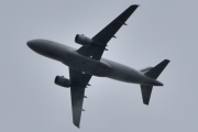 Morten 7 august 2021 - F-GRXC over Høyenhall, dem kommer i sin Airbus A319-100 som er nesten 20 år gammelt