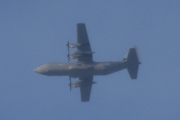 Morten 6 desember 2021 - Propellfly over Høyenhall, kan det være Luftforsvaret sin C-130J Super Hercules?
