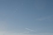 Morten 17 desember 2021 - To jetfly og SAS over Høyenhall