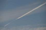 Morten 6 desember 2021 - Jetfly over Høyenhall, måtte vente til det ble blå himmel og da var den for langt borte