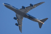 Morten 6 februar 2021 - VP-BIN over Høyenhall, klokken er 16.28. Det er en Boeing 747-83QF fra 2015 som AirBridgeCargo Airlines eier