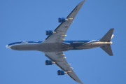 Morten 6 februar 2021 - VP-BIN over Høyenhall, flyet kommer fra Russland, men jeg klarte ikke å finne egenvekt eller nyttelast