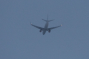 Morten 2 januar 2021 - Stort fly over Høyenhall, klokken er 16.05. Det er ikke dagen å registrere fly på nå. Men er det første store flyet i år
