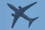 Morten 23 juli 2021 - LN-TUK over Høyenhall, det er SAS Scandinavian Airlines som kommer med sitt Boeing 737-700