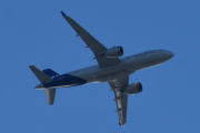 Morten 12 juni 2021 - SE-ROL over Høyenhall, det er SAS Scandinavian Airlines som kommer med sin Airbus A320-251N fra 2020 og heter Rollo Viking