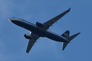 Morten 11 oktober 2021 - G-RUKA over Høyenhall, det er Ryanair UK som kommer med sin Boeing 737-8AS