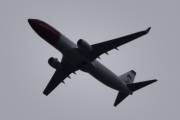 Morten 15 oktober 2021 - LN-DYK over Høyenhall, det er  Norwegian Air Shuttle AOC som kommer med sin Boeing 737-8JP som er nesten 11 år gammelt