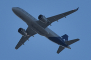 Morten 22 oktober 2021 - SE-ROZ over Høyenhall, det er SAS Scandinavian Airlines som kommer med sin Airbus A320-251N som snart er 2 år gammelt