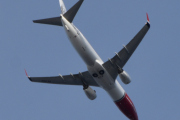Morten 22 oktober 2021 - SE-RRF over Høyenhall, det er Norwegian Air Sweden AOC som kommer med sin Boeing 737-8JP som snart er 11 år gammelt og er oppkalt etter helten Fridtjof Nansen som er malt på halen