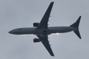 Morten 1 september 2021 - LN-RRW over Høyenhall, piloten er god og legger seg i posisjon med sitt fly som heter Saga Viking. SAS selger flyet i januar 2022