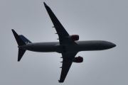 Morten 12 september 2021 - LN-RRG over Høyenhall, piloten er god og legger seg i posisjon selv om det er dårlig vær med sitt fly som heter Einar Viking