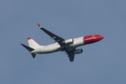 Morten 15 september 2021 - SE-RPG over Høyenhall, klokken er 08.42. Det er Norwegian Air Sweden AOC som kommer med sin Boeing 737-8JP fra 2016