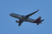 Morten 25 september 2021 - EC-LXQ over Høyenhall, det er Iberia Airlines som kommer med sin Airbus A320-216 som er 8 år gammel