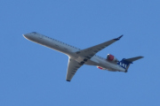 Morten 25 september 2021 - EI-FPP over Høyenhall, det er SAS Scandinavian Airlines som kommer med sin Bombardier CRJ-900LR som er 4 år gammelt
