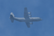 Morten 12 juli 2021 - Luftforsvaret over Høyenhall, det er en Lockheed Martin C-130J Super Hercules og tar jeg ikke feil så er den fra 2010