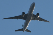 Morten 14 september 2021 - ET-AWE besøker Høyenhall, Ethiopian Airlines kommer rolig inn med sitt Cargo fly som er et Boeing 777F
