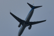 Morten 2 august 2021 - PH-BXN over Høyenhall, det er KLM Royal Dutch Airlines som kommer med sitt Boeing 737-800 som er over 20 år gammelt og har navnet Merel / Blackbird