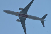 Morten 23 juni 2021 - A6-ENM over Høyenhall, det er Emirates Airlines som kommer med sin Boeing 777-31HER