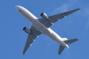 Morten 7 april 2021 - ET-APS over Høyenhall, det er Ethiopian Airlines som kommer med sitt Boeing 777